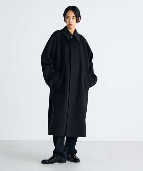 セール】BRESCHI カシミヤ ロングコート（ステンカラーコート