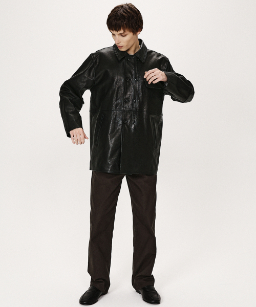 SHIRTER(シャーター)の「COTTON DUCK DENIM PANTS (BROWN)(デニムパンツ・メンズ・その他・MEDIUM/LARGE/SMALL)」の3枚目の写真