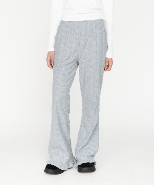HIGH SCHOOL DISCO（ハイスクールディスコ）の「フラワーブーツカットフリルパンツ（スウェットパンツ・レディース・その他・SMALL/MEDIUM）」の8枚目の写真