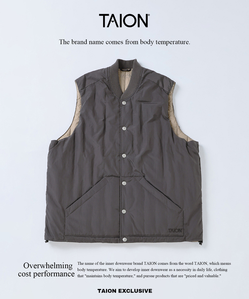 TAION（タイオン）の「TAION / タイオン 別注 ヴァーチカルキルト
