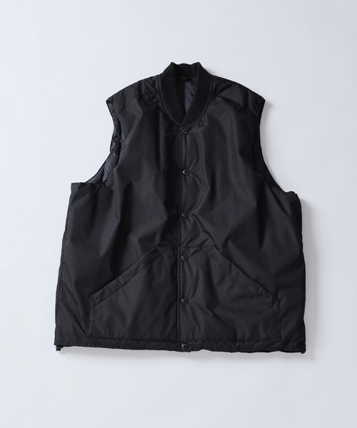 TAION / タイオン 別注 ヴァーチカルキルト リバーシブル ダウンベスト TAION / タイオン 別注 ヴァーチカルキルト リバーシブル ダウンベスト