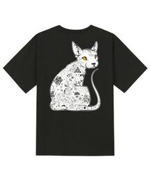 KTB0086 チカノスピンクス 半袖Tシャツ - ブラック