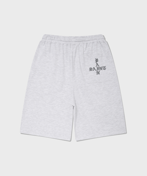 SAINTPAIN(セイントペイン)の「SP ピジョン スウェットショーツ アッシュメランジ(スウェットパンツ・メンズ・その他・MEDIUM/LARGE)」の2枚目の写真