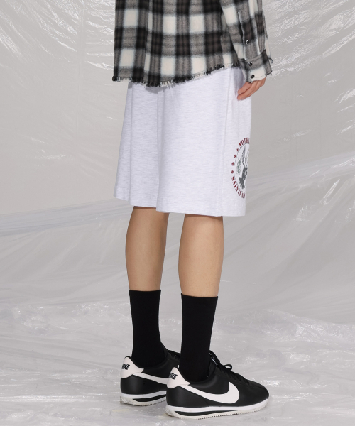 SAINTPAIN(セイントペイン)の「SP ピジョン スウェットショーツ アッシュメランジ(スウェットパンツ・メンズ・その他・MEDIUM/LARGE)」の5枚目の写真