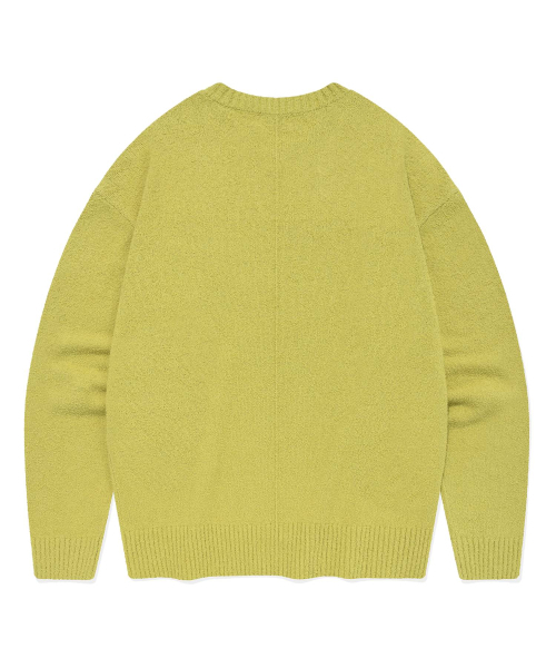 COVERNAT（カバーナット）の「ミドルCロゴクルーネックニットライトライム（ニット/セーター・レディース・その他・LARGE/MEDIUM/SMALL）」の2枚目の写真