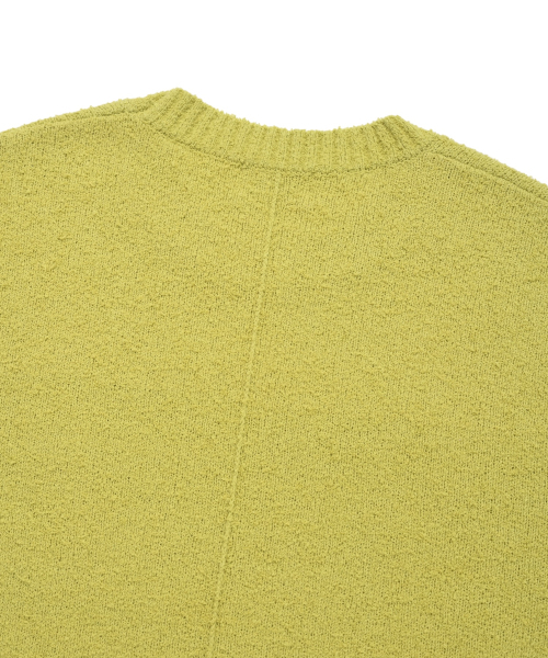 COVERNAT（カバーナット）の「ミドルCロゴクルーネックニットライトライム（ニット/セーター・レディース・その他・LARGE/MEDIUM/SMALL）」の4枚目の写真