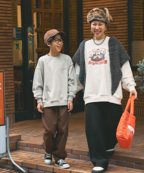 LEPSIM（レプシィム）の「【Royal Host】【KIDS】アソートスウェット　608850（スウェット・キッズ・アイボリー/グレー・130）」の10枚目の写真