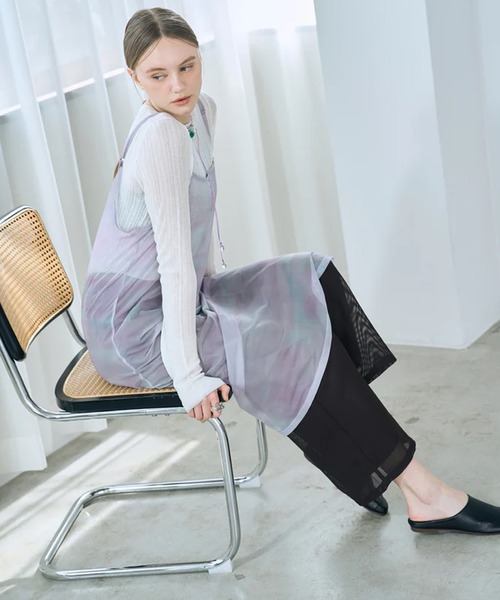 merrylatte（メリーラテ）の「square toe sandal（サンダル・レディース・ホワイト/ブラック・23cm/24cm）」の9枚目の写真