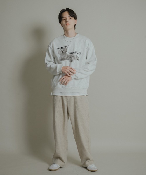 SENSE OF PLACE by URBAN RESEARCH(センスオブプレイスバイアーバンリサーチ)の「ラウンドパネル5PKメルトンパンツ(その他パンツ・メンズ・オートミール/チャコールグレー・MEDIUM/LARGE)」の11枚目の写真