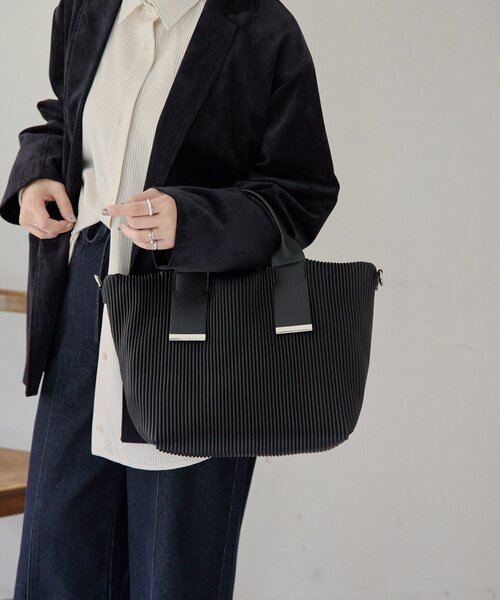 セール】《A4サイズ対応》プリーツトートバッグ（トートバッグ）｜ear