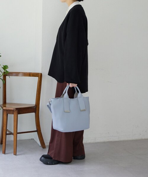A4サイズ対応》プリーツトートバッグ（トートバッグ）｜ear
