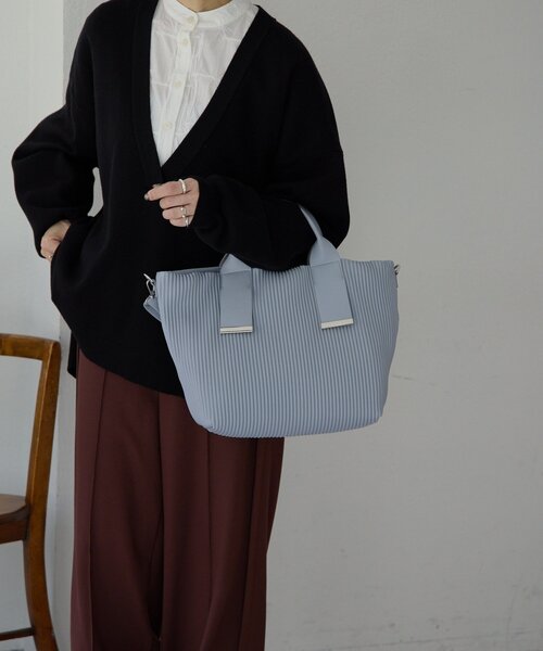 A4サイズ対応》プリーツトートバッグ（トートバッグ）｜ear