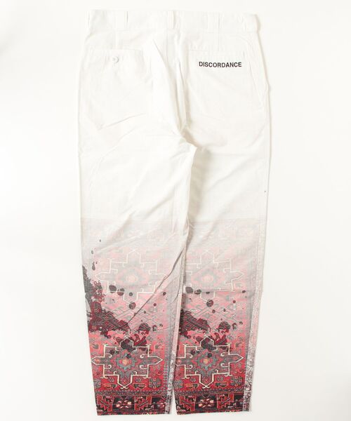 Children of the discordance(チルドレン オブ ザ ディスコ-ダンス)の「Children of the discordance / DAWNDIC RUG PRINT TROUSERS / COTDPT-372(チノパンツ・メンズ・ホワイト/グレー・3/2)」の4枚目の写真