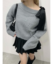 WEGO | リボンワンショルニット(ニット/セーター)