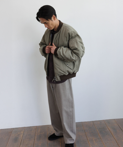 BLANKROOM（ブランクルーム）の「MA-1ジャケット_オリーブ（ブルゾン・メンズ・その他・2/3/1）」の4枚目の写真