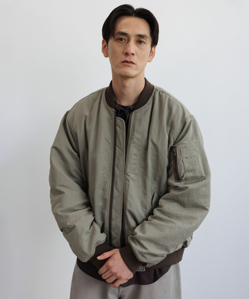 BLANKROOM（ブランクルーム）の「MA-1ジャケット_オリーブ（ブルゾン・メンズ・その他・2/3/1）」の3枚目の写真