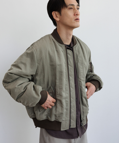 BLANKROOM（ブランクルーム）の「MA-1ジャケット_オリーブ（ブルゾン・メンズ・その他・2/3/1）」の2枚目の写真