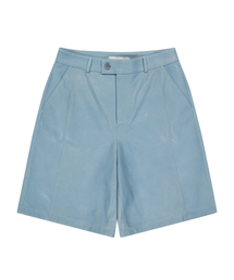 NAPPA LEATHER SHORT (SKY BLUE / LAMBSKIN)