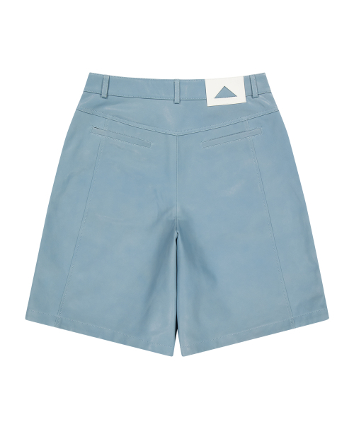 UNGIMMICK(アンジミック)の「NAPPA LEATHER SHORT (SKY BLUE / LAMBSKIN)(その他パンツ・メンズ・その他・MEDIUM/LARGE)」の2枚目の写真