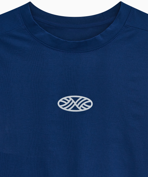 MENASOO(ミナス)の「VENODE Small Track Logo Active Long Tshirts_Blue (Tight Fit)(Tシャツ/カットソー・レディース・ブルー・1/2)」の17枚目の写真