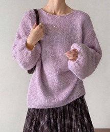 ETRE TOKYO バルーンスリーブニット ETRE TOKYO - バルーンスリーブクルーネックトップス - WHITE | ADDICT