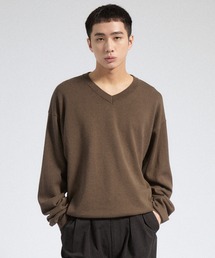 Parts Lab.（パーツラボ）の「【Parts Lab.】Basic Cotton Linen Kint PO / ベーシックコットンリネンニットプルオーバー（ニット/セーター）」