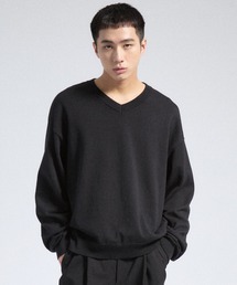 Parts Lab.（パーツラボ）の「【Parts Lab.】Basic Cotton Linen Kint PO / ベーシックコットンリネンニットプルオーバー（ニット/セーター）」