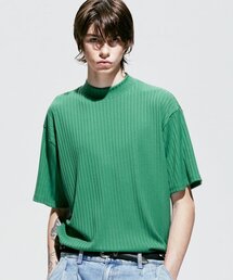 S SY（エスエスワイ）の「2way lip mock neck short sleeve t-shirt green（ニット/セーター・メンズ）」