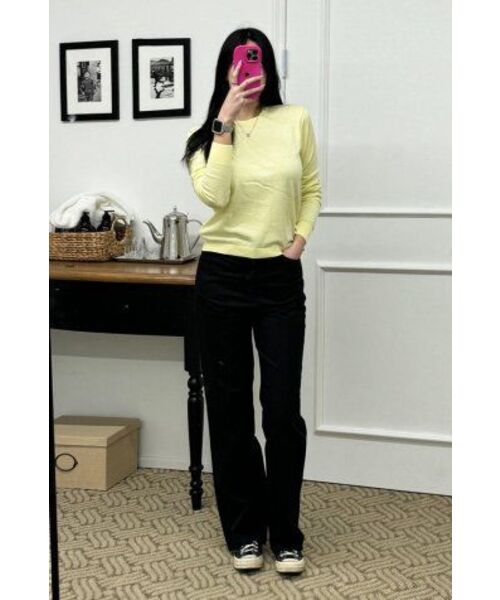 RIDIFI(リディフィ)の「CASUAL COTTON PANTS_BLACK(その他パンツ・レディース・その他・SMALL/MEDIUM/LARGE)」の3枚目の写真