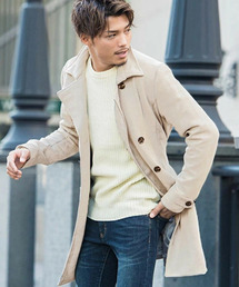 CavariA（キャバリア）の「『CavariA/キャバリア』フェイクスウェードトレンチコート（トレンチコート）」