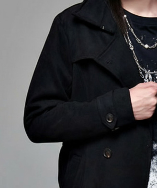 セール】『CavariA/キャバリア』フェイクスウェードトレンチコート