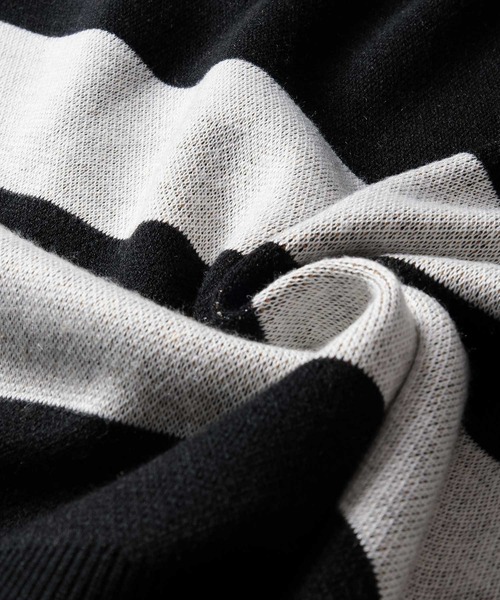 Felt-Maglietta（フェルトマリエッタ）の「[ROUXDI PERFE ルゥディパフィー]カラーブロック復刻デザインニット（ニット/セーター・メンズ・パープル/ブラウン・X-LARGE/LARGE/MEDIUM）」の18枚目の写真