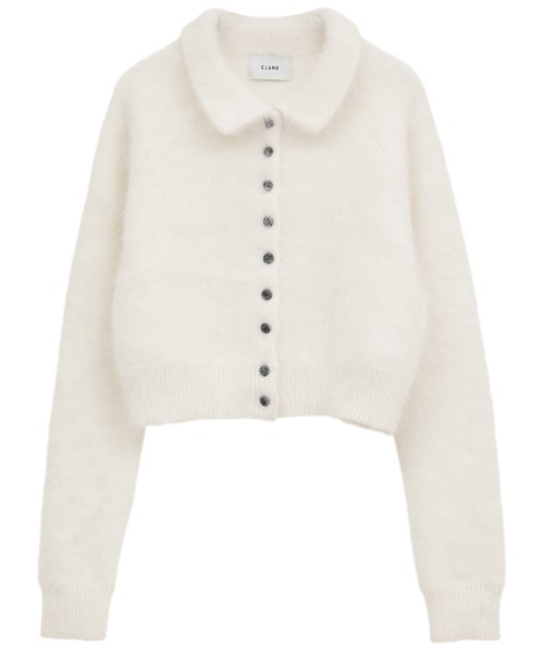 クラネ　ANGORA SHORT KNIT CARDIGAN CLANE/クラネ/ANGORA SHORT KNIT CARDIGAN
