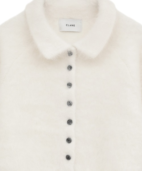 CLANE/クラネ/ANGORA SHORT KNIT CARDIGAN