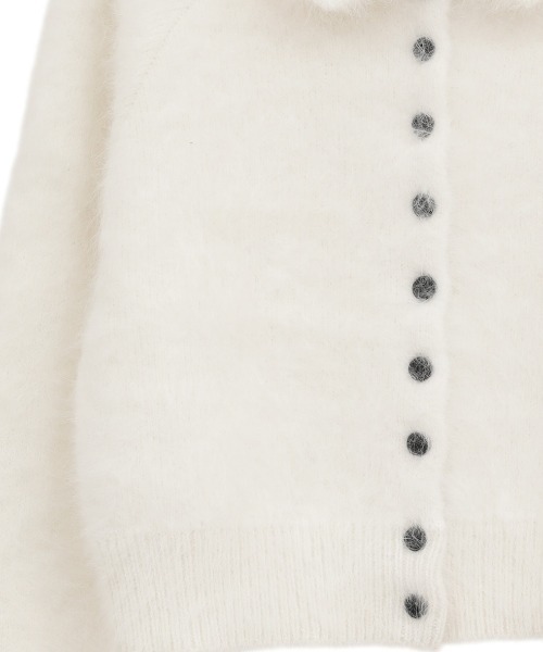 CLANE/クラネ/ANGORA SHORT KNIT CARDIGAN