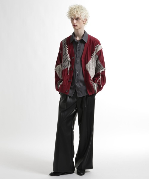 HARE（ハレ）の「ボタンデザインブロードシャツ(HARE)（シャツ/ブラウス・メンズ・グレー/サックスブルー/ブラック・FREE）」の5枚目の写真