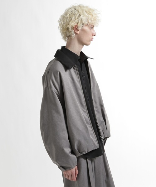 HARE（ハレ）の「ボタンデザインブロードシャツ(HARE)（シャツ/ブラウス・メンズ・グレー/サックスブルー/ブラック・FREE）」の12枚目の写真