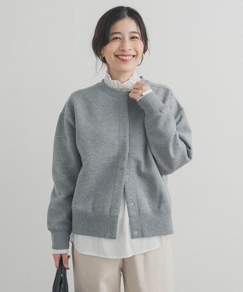 【まとめ買い】アーバンリサーチ・レザージャケット＆ナノユニバース・カーディガン URBAN RESEARCH（アーバンリサーチ）の「URBAN RESEARCH iD オーバー