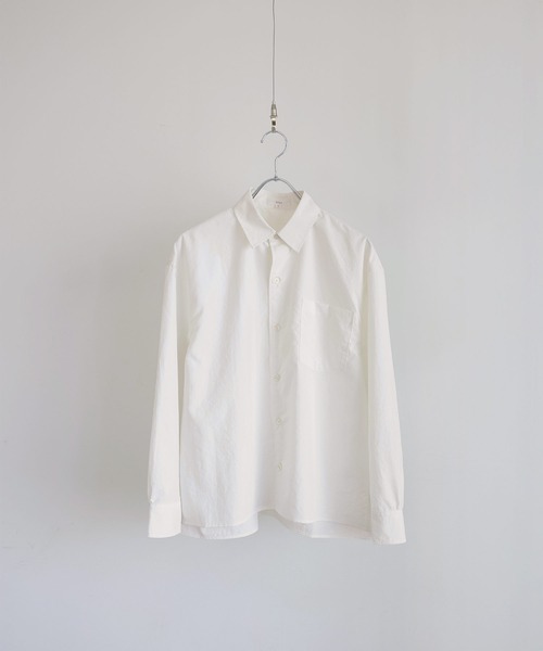 LILL(リル)の「コットンタッチイージーケアブロードレギュラーシャツ(シャツ/ブラウス・メンズ・ブルー系/チャコールグレー/ホワイト/サックスブルー・XL/L/M/S)」の13枚目の写真