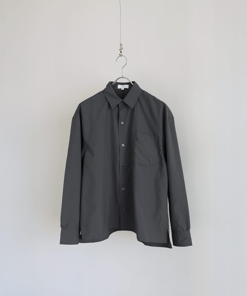 LILL(リル)の「コットンタッチイージーケアブロードレギュラーシャツ(シャツ/ブラウス・メンズ・ブルー系/チャコールグレー/ホワイト/サックスブルー・XL/L/M/S)」の15枚目の写真