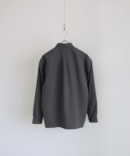 LILL(リル)の「コットンタッチイージーケアブロードレギュラーシャツ(シャツ/ブラウス・メンズ・ブルー系/チャコールグレー/ホワイト/サックスブルー・XL/L/M/S)」の16枚目の写真