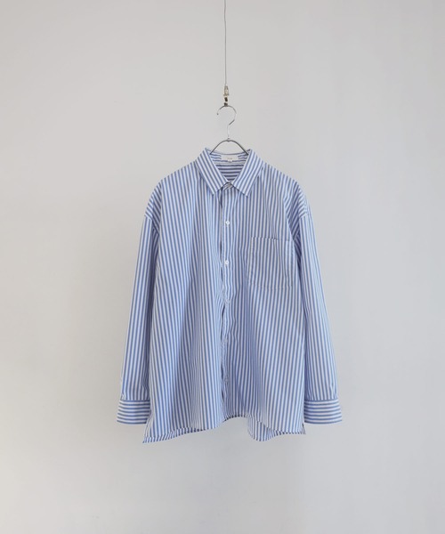 LILL(リル)の「コットンタッチイージーケアブロードレギュラーシャツ(シャツ/ブラウス・メンズ・ブルー系/チャコールグレー/ホワイト/サックスブルー・XL/L/M/S)」の19枚目の写真