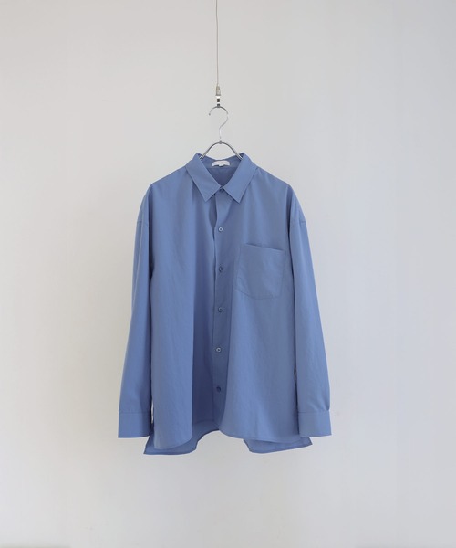 LILL(リル)の「コットンタッチイージーケアブロードレギュラーシャツ(シャツ/ブラウス・メンズ・ブルー系/チャコールグレー/ホワイト/サックスブルー・XL/L/M/S)」の17枚目の写真