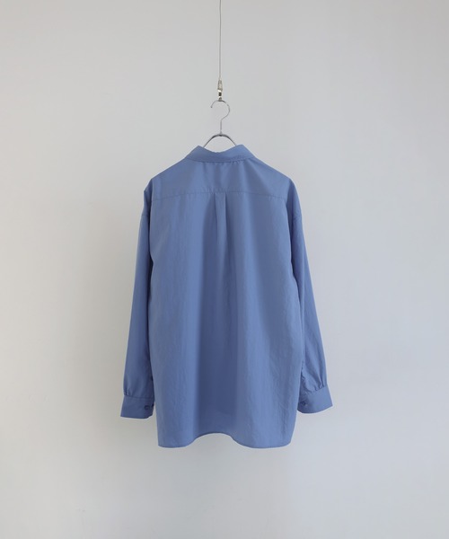 LILL(リル)の「コットンタッチイージーケアブロードレギュラーシャツ(シャツ/ブラウス・メンズ・ブルー系/チャコールグレー/ホワイト/サックスブルー・XL/L/M/S)」の18枚目の写真