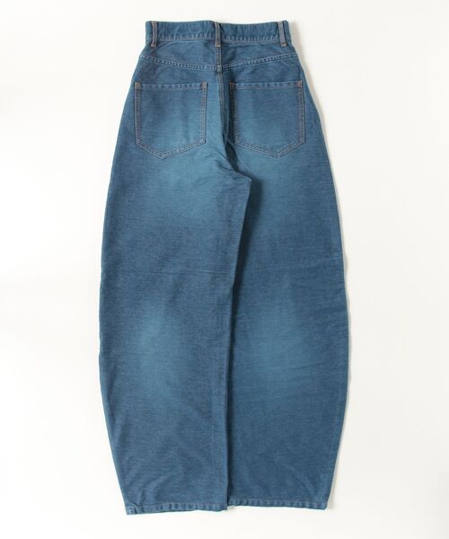 DOUBLE STANDARD CLOTHING（ダブルスタンダードクロージング）の「ユーズド加工 ニットデニムパンツ（デニムパンツ・レディース・インディゴブルー・34/36/38）」の16枚目の写真