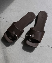 select MOCA | スクエアトゥリングフラットトングサンダル(サンダル)