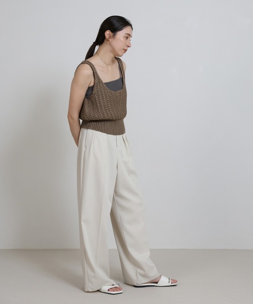 select MOCA(セレクトモカ)の「スクエアトゥリングフラットトングサンダル(サンダル・レディース・ブラウン/ブラック/アイボリー・LARGE/MEDIUM/SMALL)」の12枚目の写真