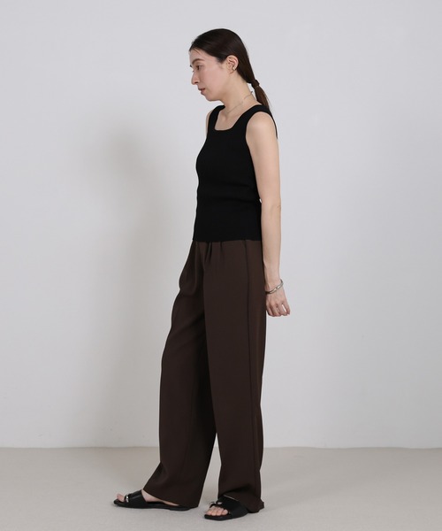 select MOCA(セレクトモカ)の「スクエアトゥリングフラットトングサンダル(サンダル・レディース・ブラウン/ブラック/アイボリー・LARGE/MEDIUM/SMALL)」の18枚目の写真