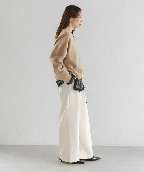 追加》サラサシアーレースブラウス（シャツ/ブラウス）｜NOBLE