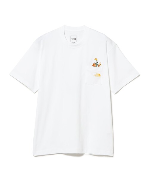 THE NORTH FACE(ザノースフェイス)の「THE NORTH FACE / S/S FD Flower Logo Tee(Tシャツ/カットソー・メンズ・ホワイト/ブラック/グレー・SMALL/X-LARGE/MEDIUM/LARGE)」の4枚目の写真
